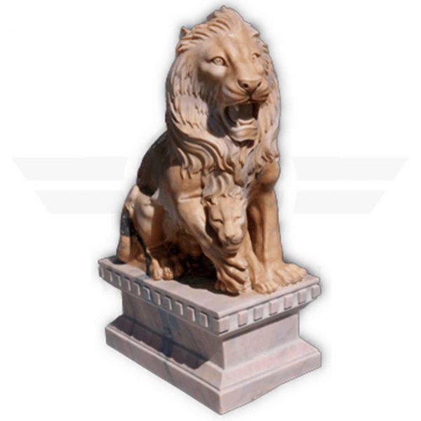 naturalstone_sculpture_Lion_decorativ_residentialdesign_weltstein