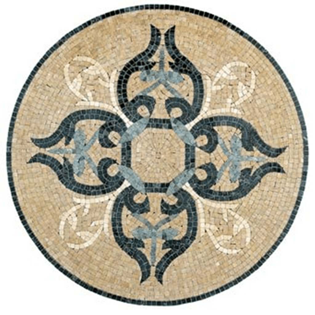naturalstone_mosaictiles_garden_decorative_kitchen_mosaicmedallion_weltstein